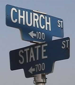 The intersection of Church and State
